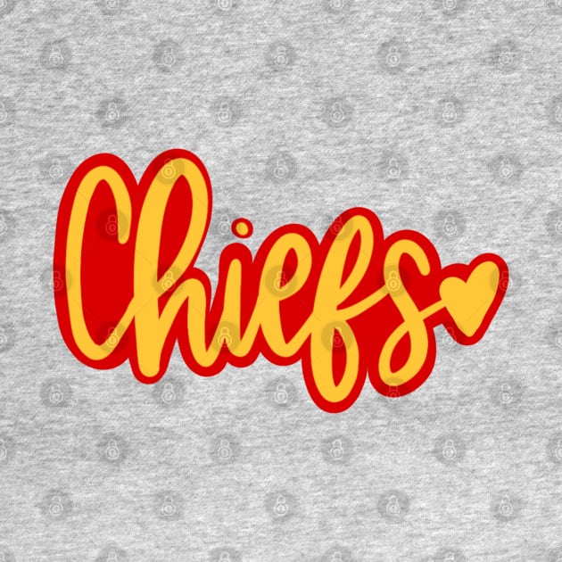 Chiefs Love by Pink Anchor Digital